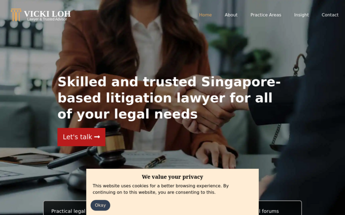 Vicki Loh Lawyer and Trusted Advisor